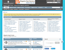 Tablet Screenshot of magentoexpertforum.com